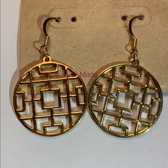 🎈Drop Earrings Gold tone - Picture 3 of 3